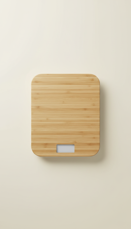 Smart Kitchen Scale with Bamboo Top