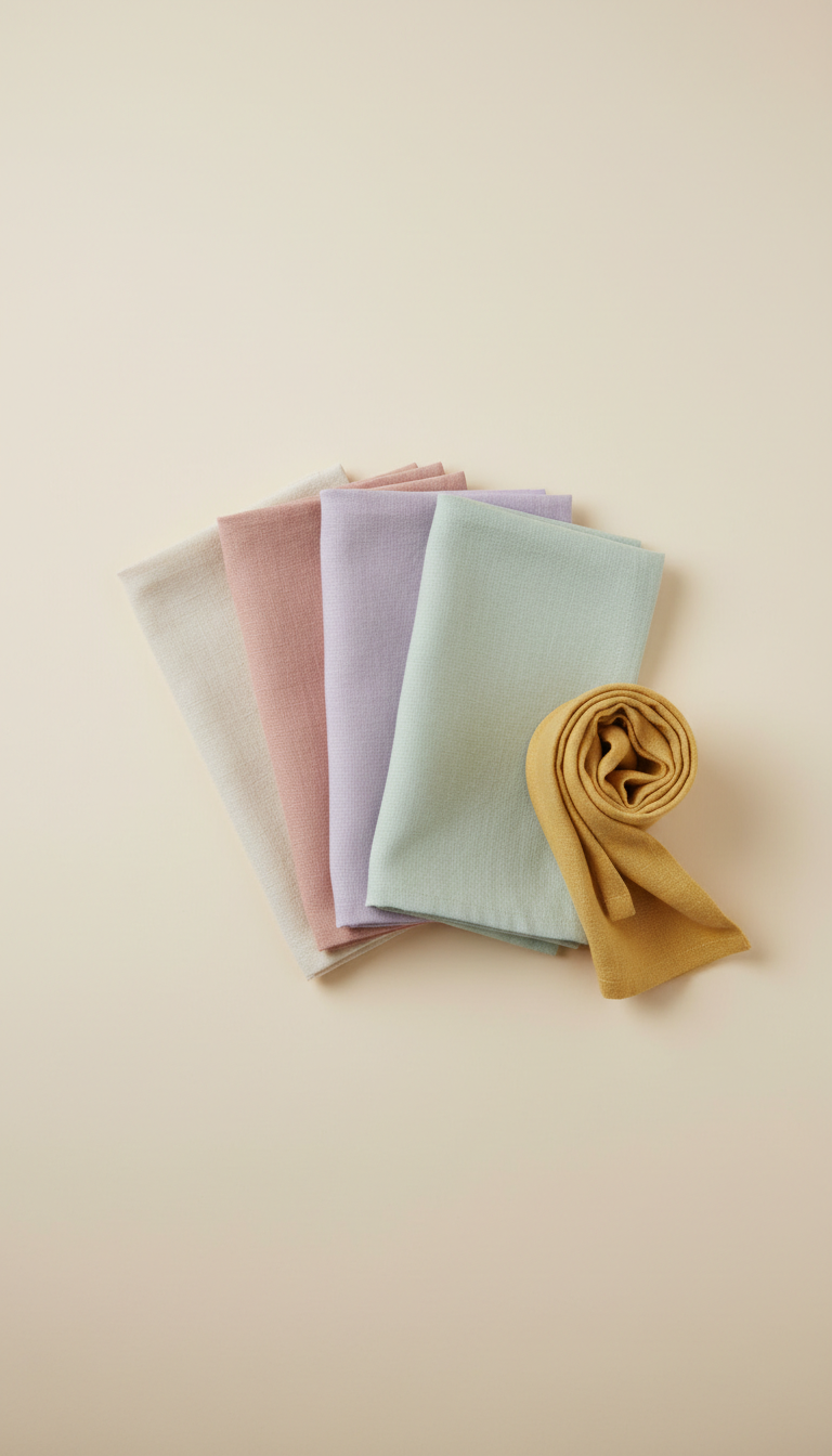 Pastel Linen Napkin Set